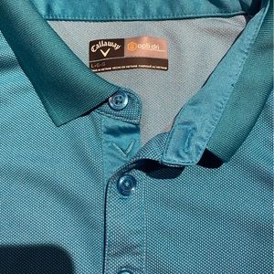 Callaway blue short‎ sleeve golf shirt men’s size large